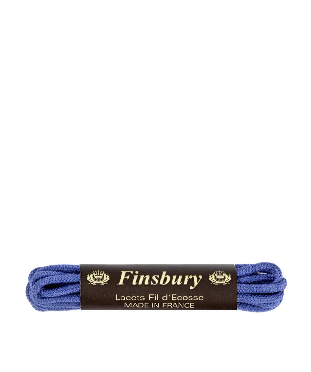 Finsbury veters indigo blauw katoen 75 cm