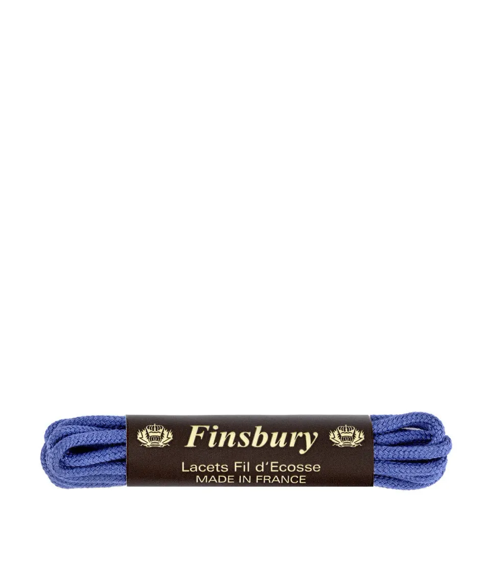 Finsbury veters indigo blauw katoen 75 cm