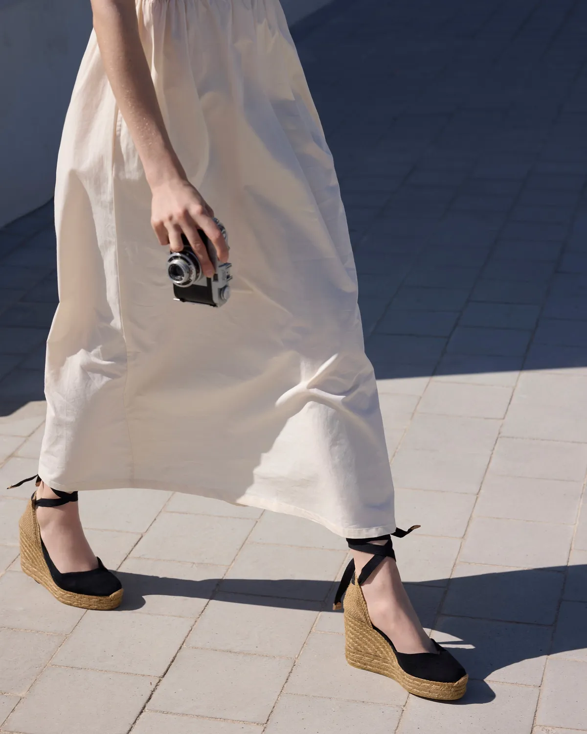 Castaner Chiara T/8ED/001 espadrilles zwart veters