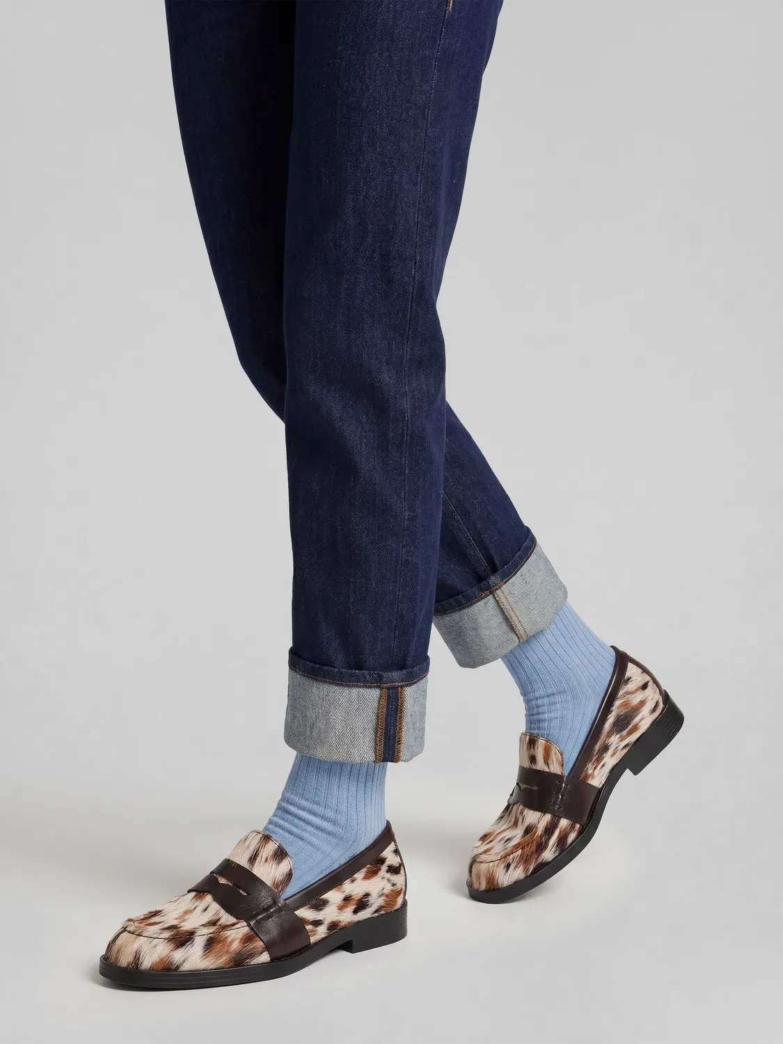 Frau Verona Varsity Loafers dierenprint dames