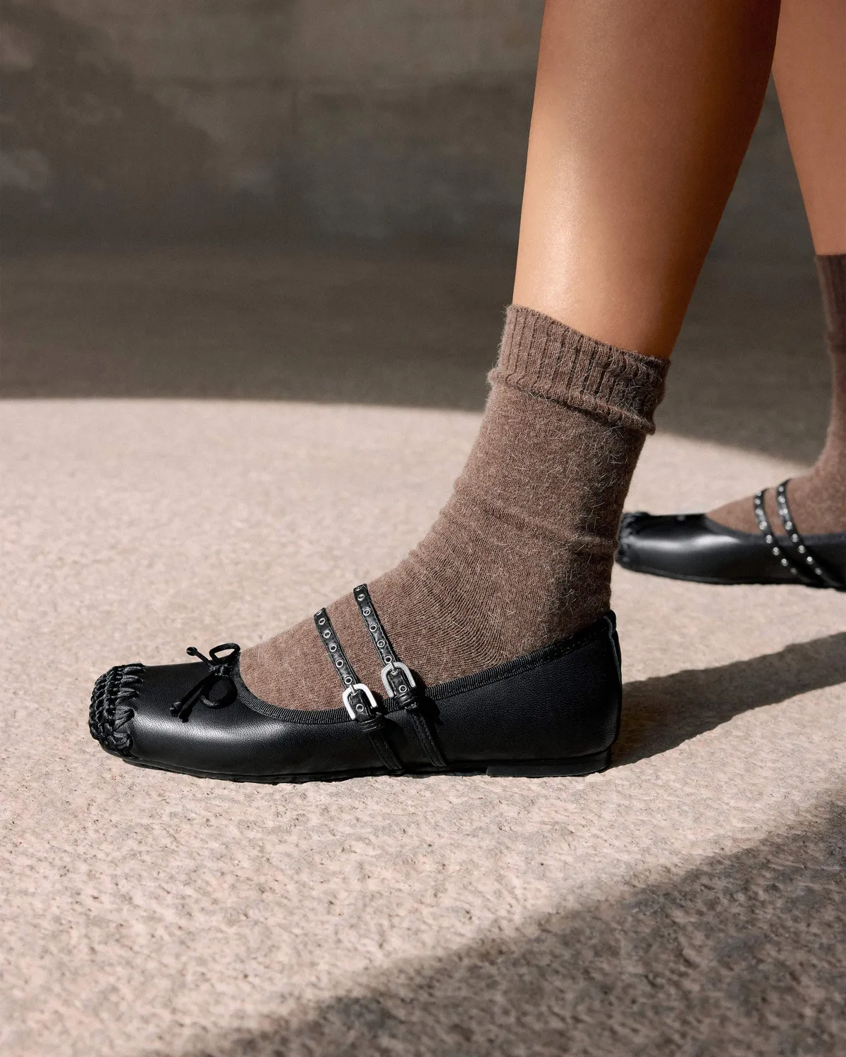 Castaner Gina 280 ballerina's zwart nappa leer