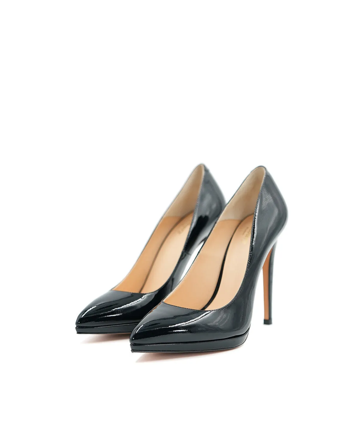 Finsbury Victoria pumps zwart lak 12 cm hak