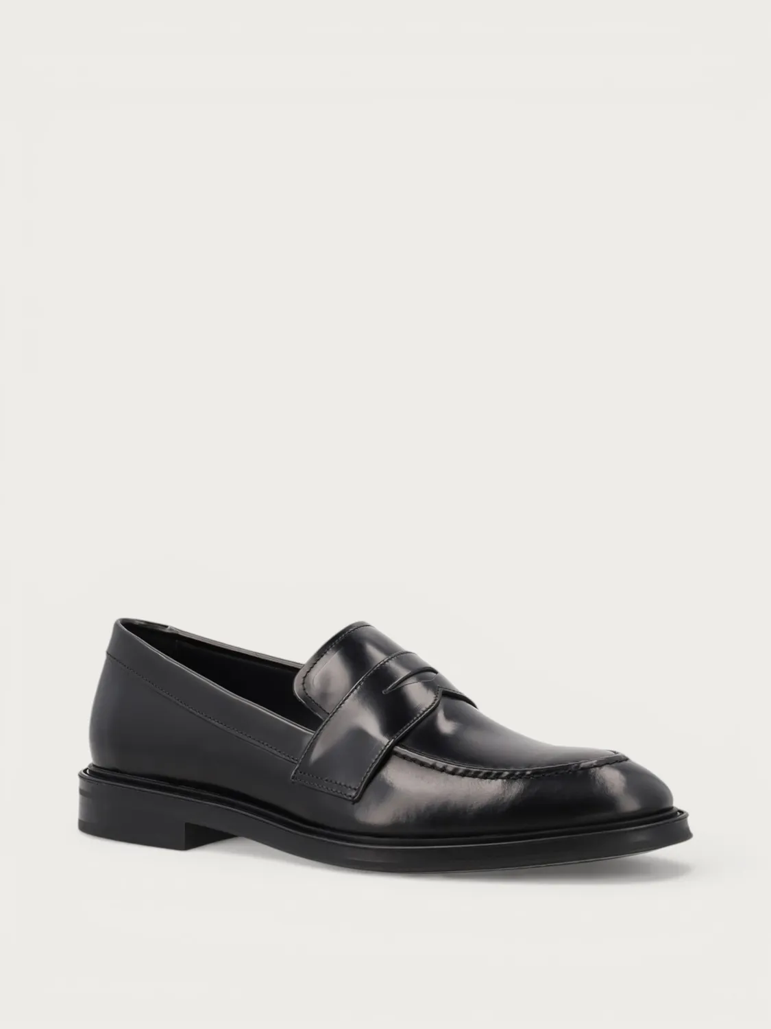 Frau Signature Loafers kalfsleer zwart heren