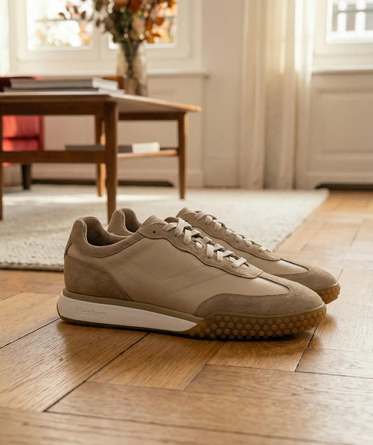 Finsbury Mathis sneakers beige canvas