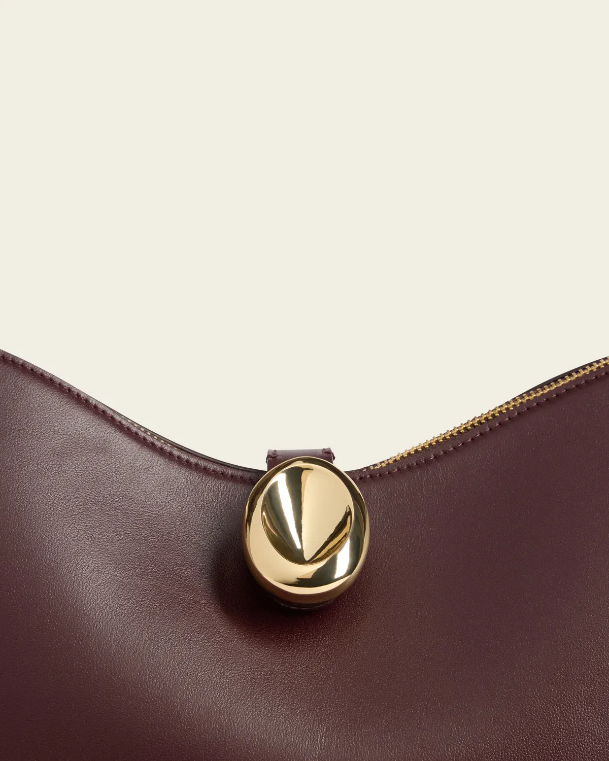 Flattered Gaia handtas bordeaux leer