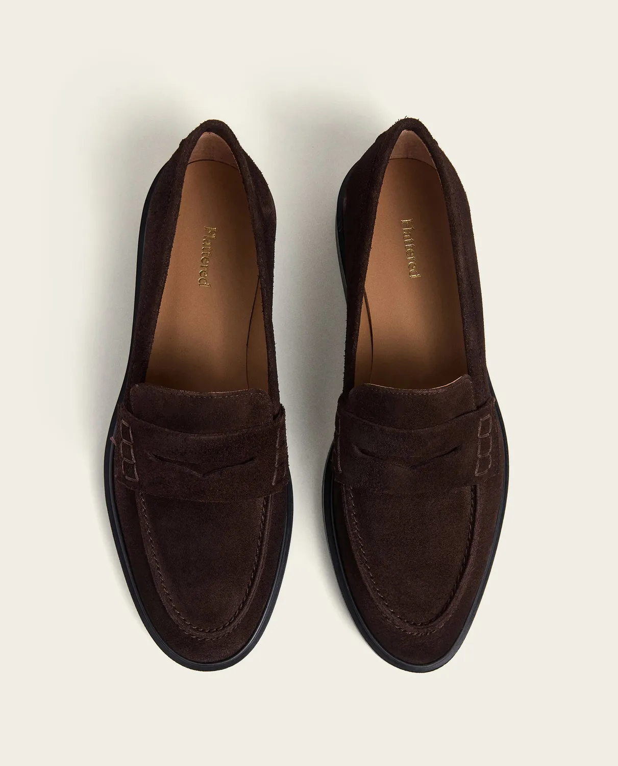Flattered Sara loafers chocolate suède maat 35-42