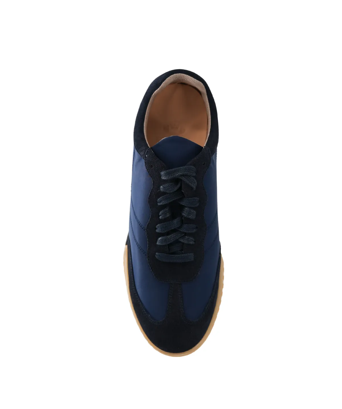 Finsbury Mathis sneaker navy canvas rubberzool heren