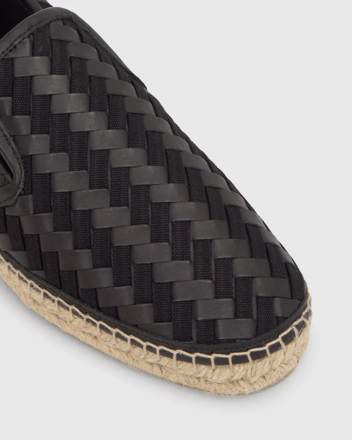 Castaner Jan 286 espadrilles zwart leer