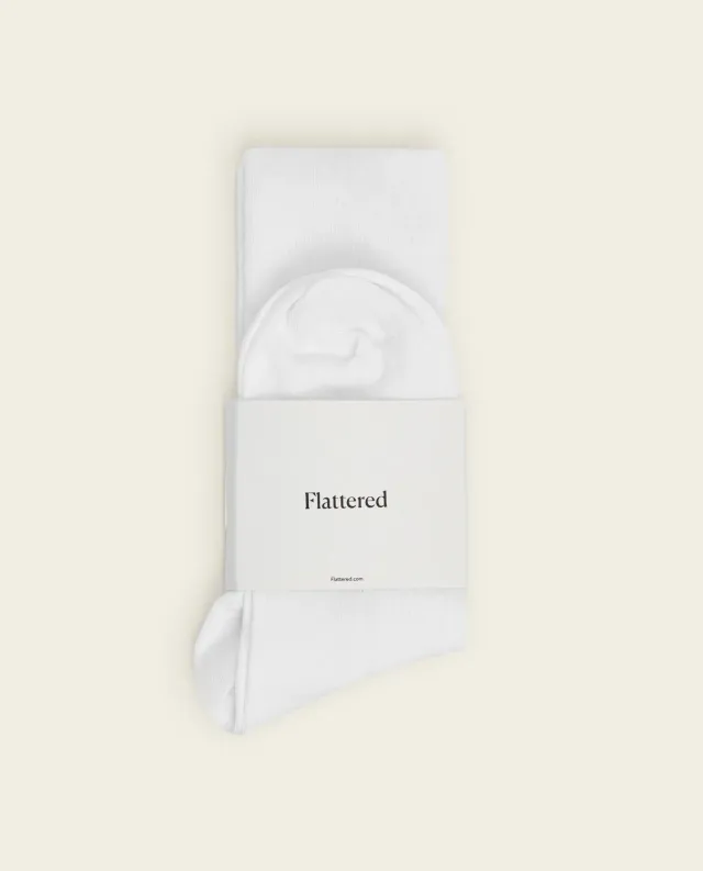 Flattered Sock sokken wit katoen