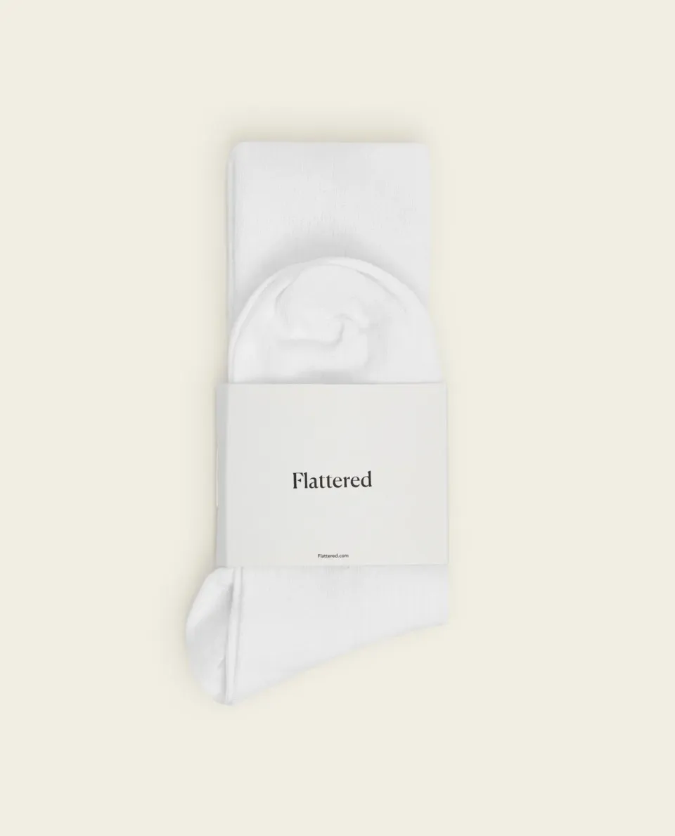 Flattered Sock sokken wit katoen