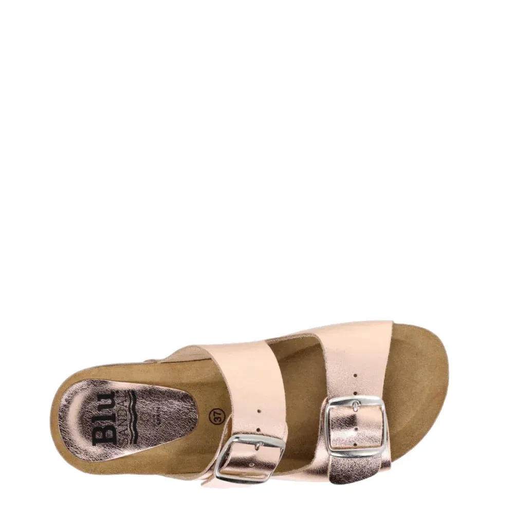 Donelli 896 slippers rose leer verstelbaar