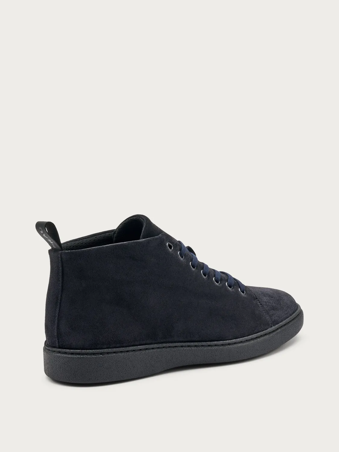 Frau Verona hoge veterschoenen blauw suède
