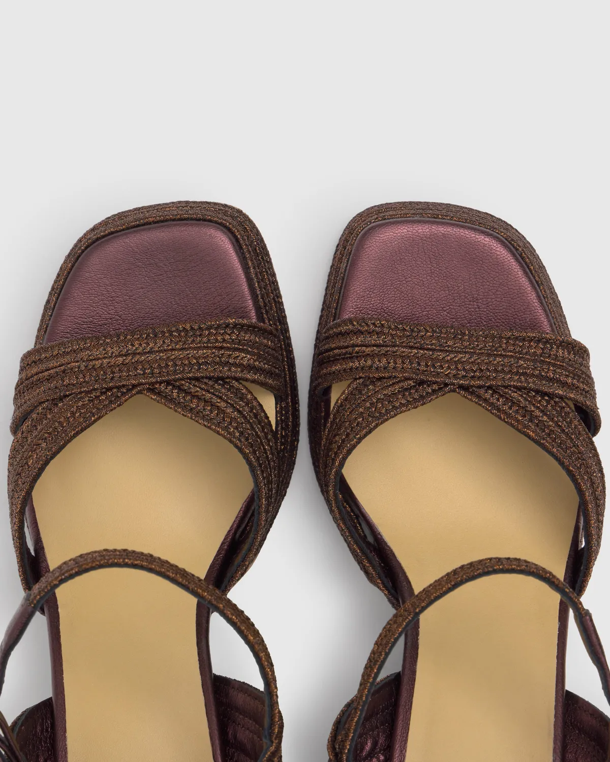 Castaner Valle 142 sandaal bruin hak 10 cm