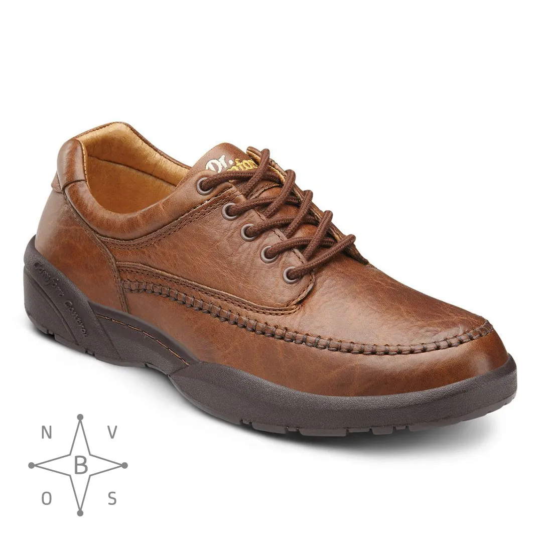 Dr. Comfort Stallion herenschoenen mocassin leer