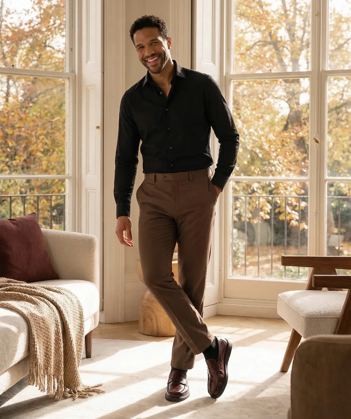 Finsbury Eduardo loafers bordeaux glad leer