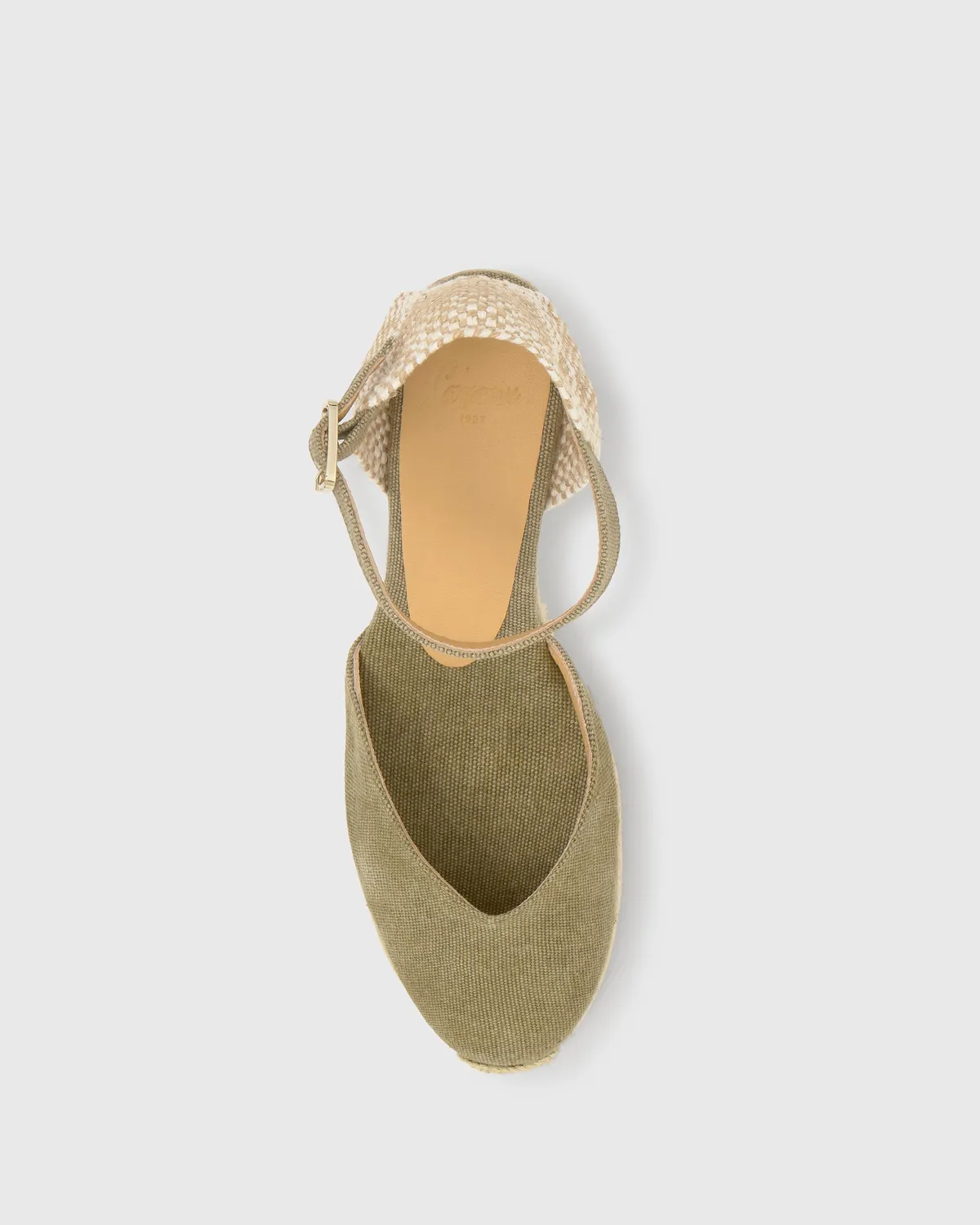 Castaner Chiarita 6 002 espadrille laurel katoen 7 cm