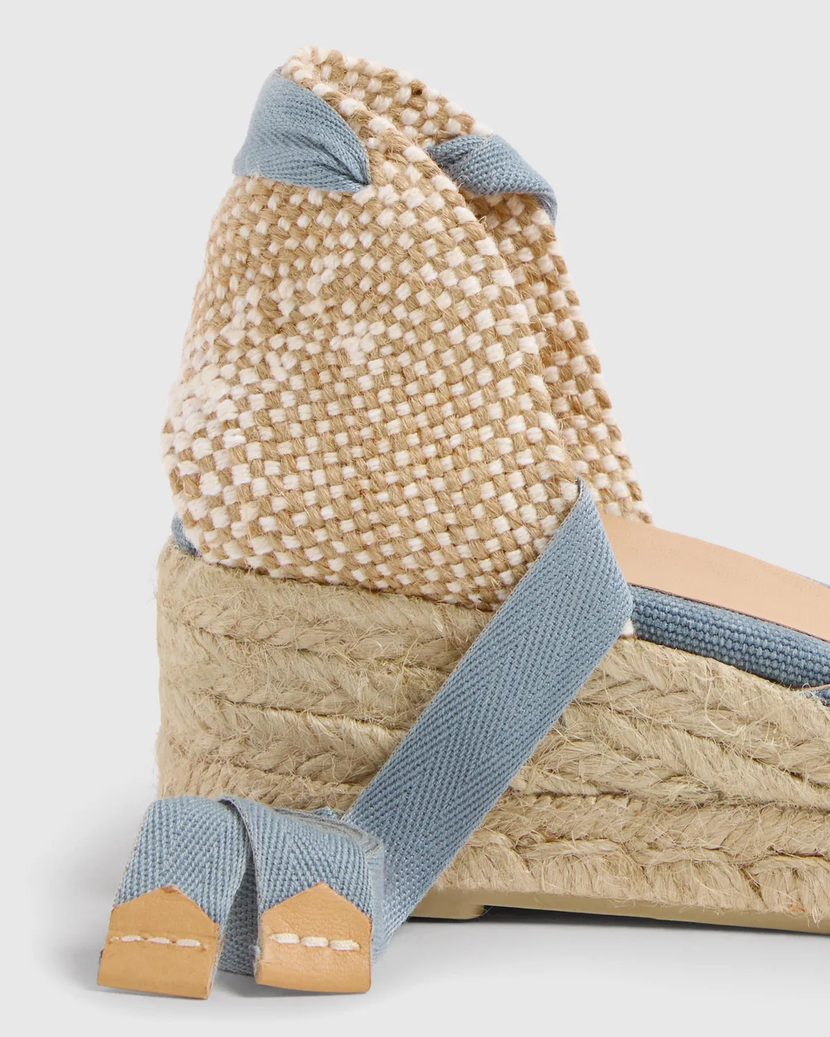Castaner Carina 3/002 espadrilles blauw sleehak 5 cm