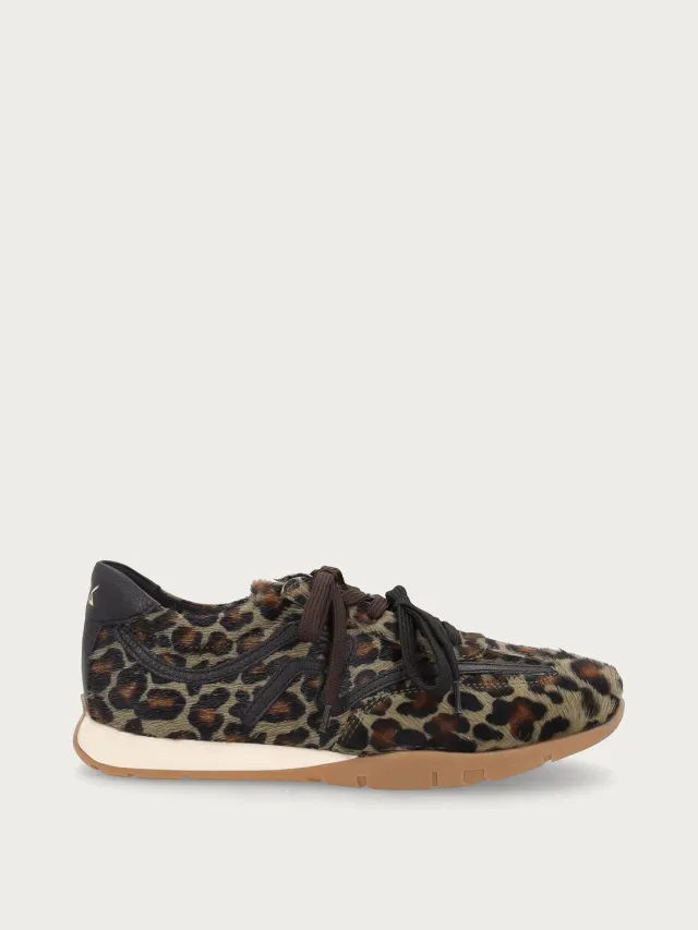 Frau Cross Hybrid vintage sneakers dierenprint groen dames