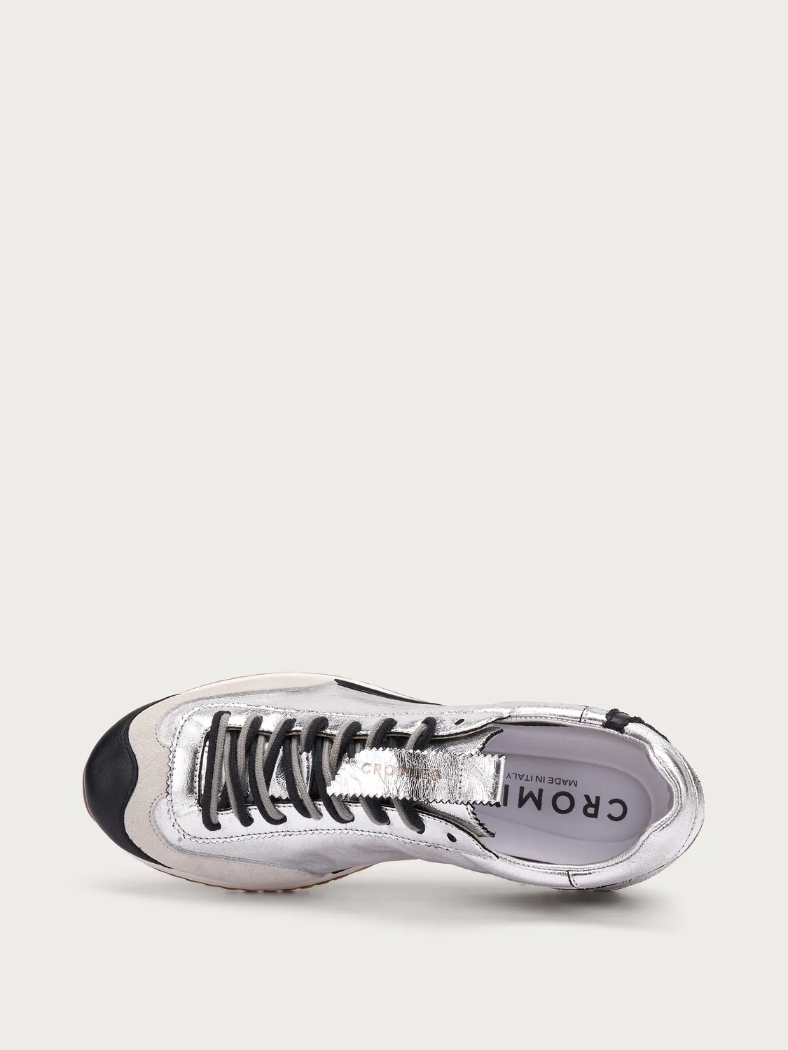 Frau Cromier Quantum Chrome sneakers zilver