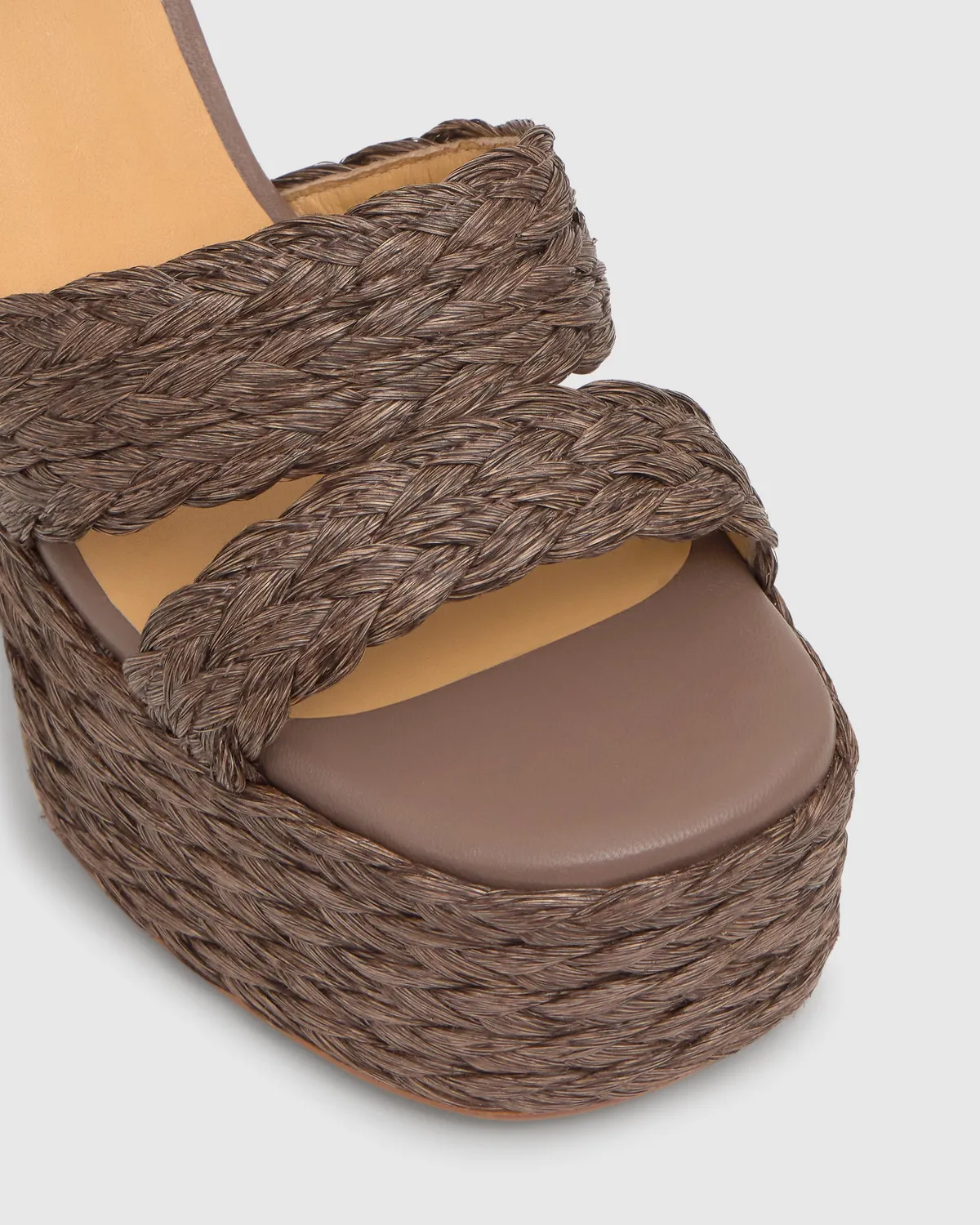 Castaner Fresa/258 sandaal taupe raffia 13 cm