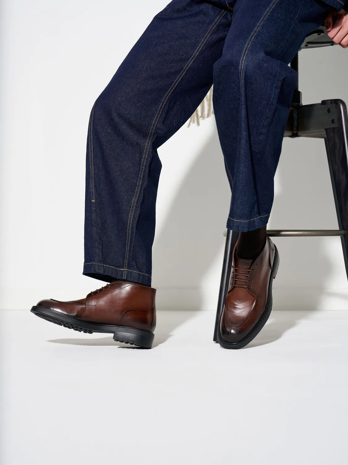 Frau Signature veterboots bruin kalfsleer