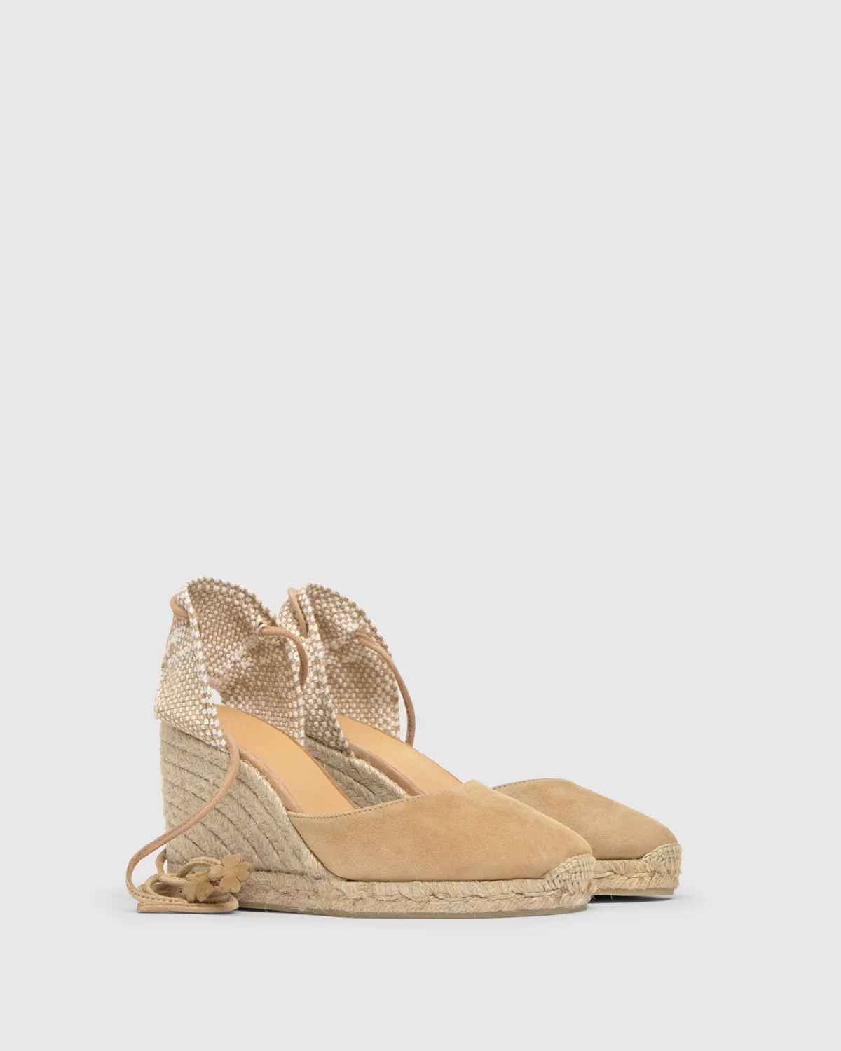 Castaner Carina 8/007 espadrilles cognac suède 9 cm