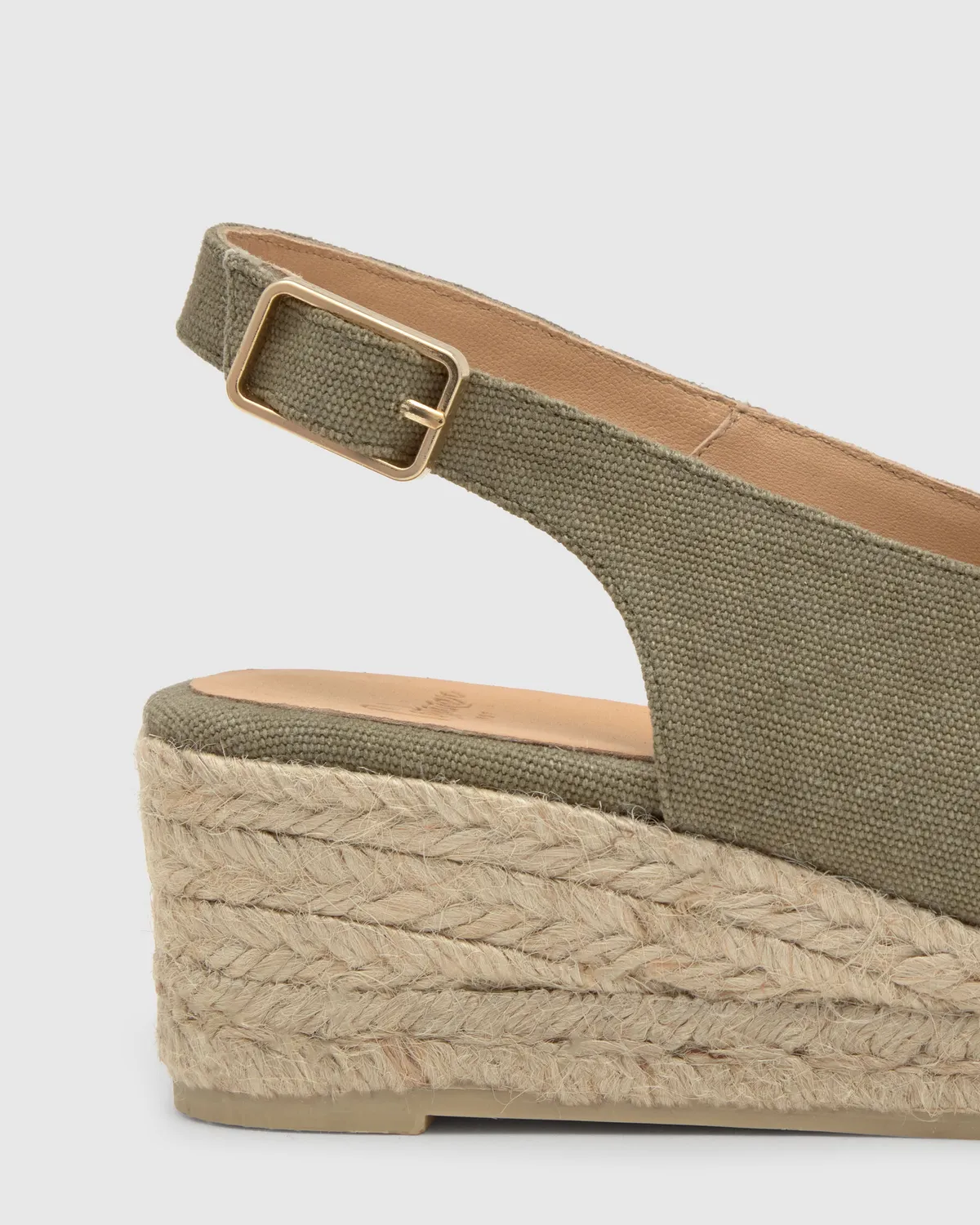 Castaner Dosalia 3/002 espadrilles olijf sleehak 5 cm