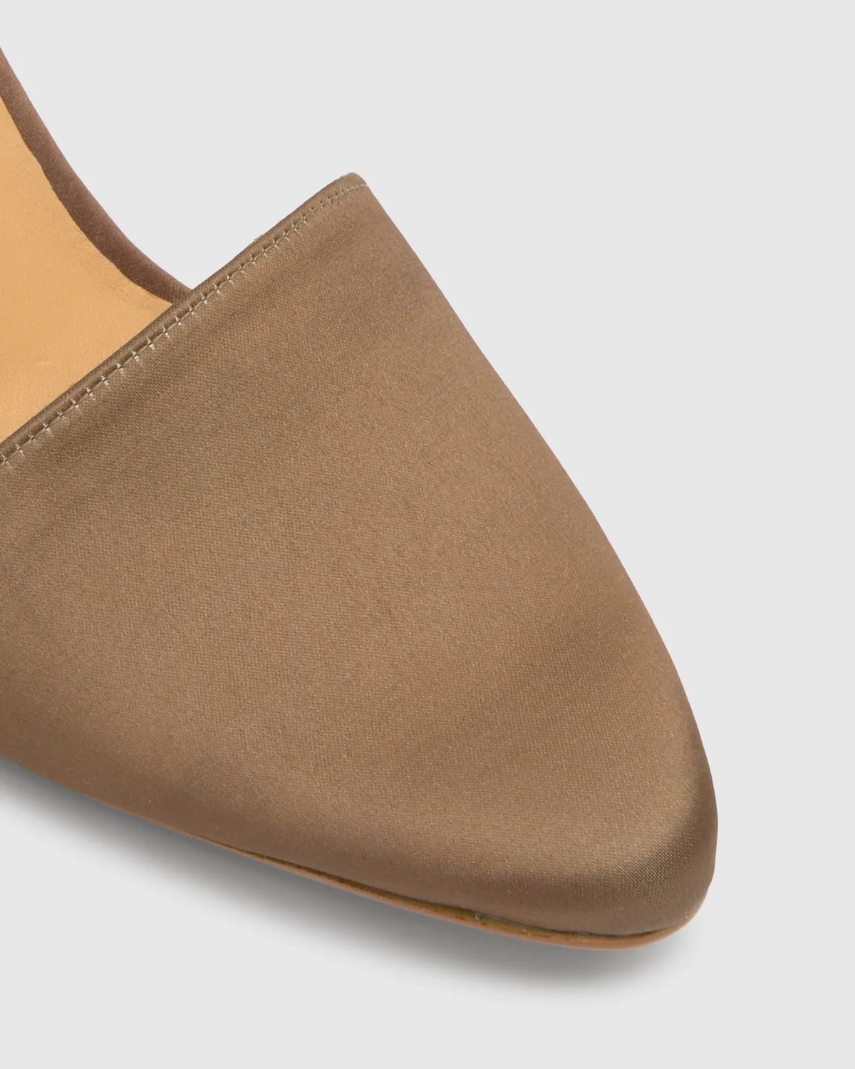 Castaner Judi/006 dames espadrilles moka satijn 8cm