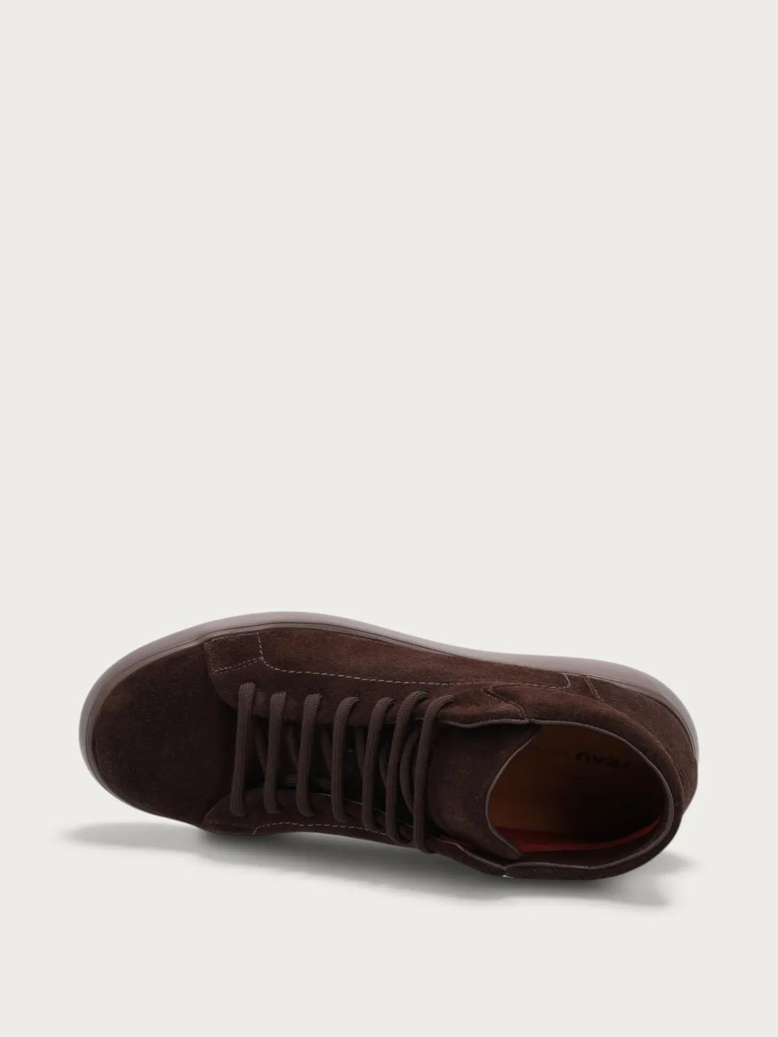 Frau Verona donkerbruine suède veterboots high-top heren