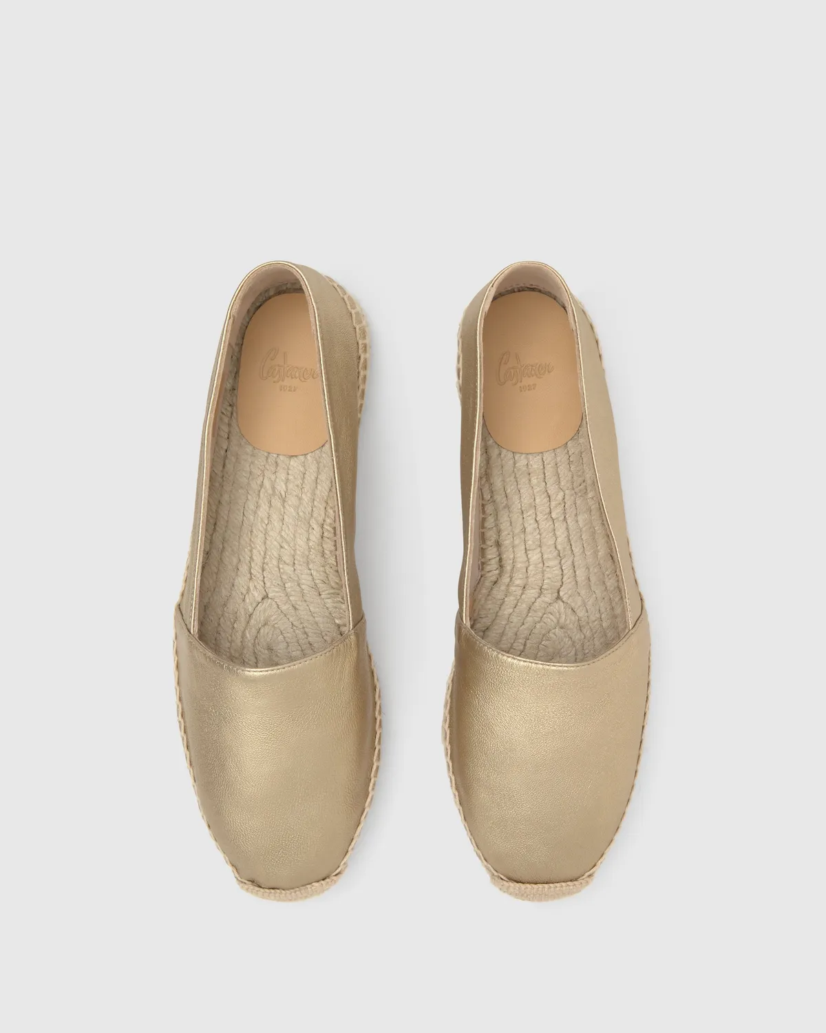 Castaner Kenda/118 espadrilles goud leer