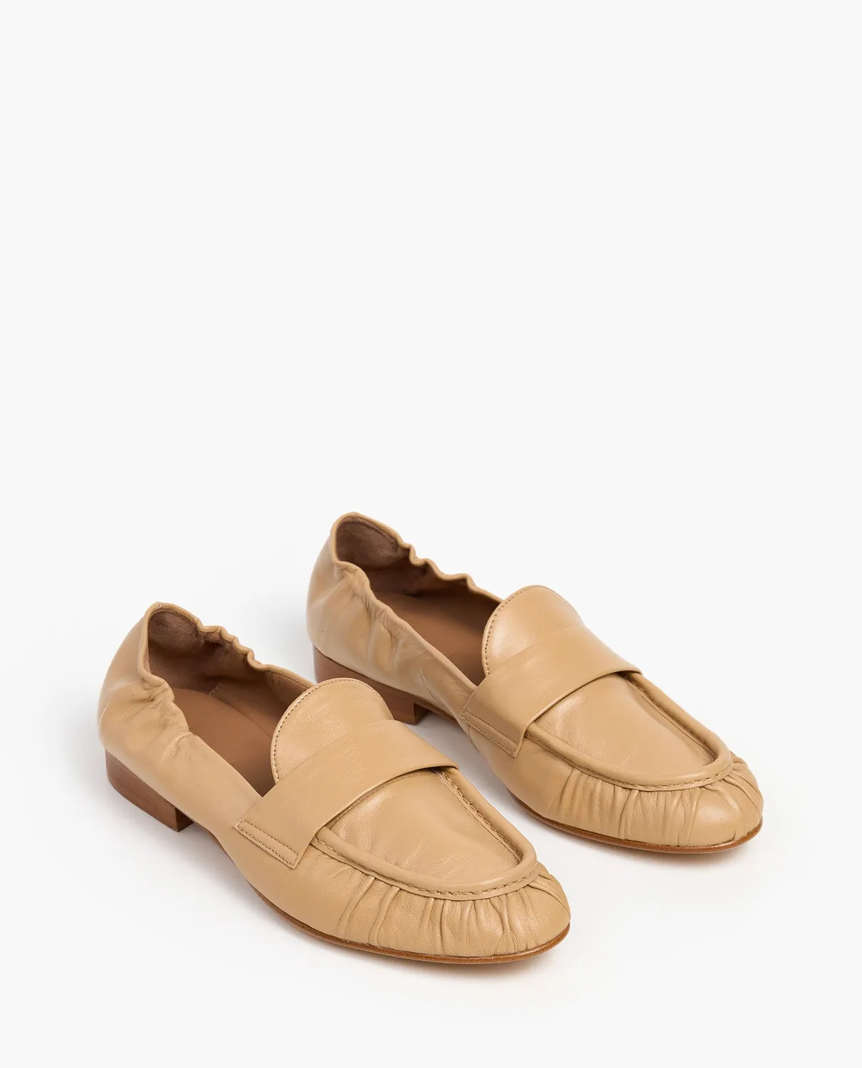 Flattered Samoa loafers biscotti leer klassiek