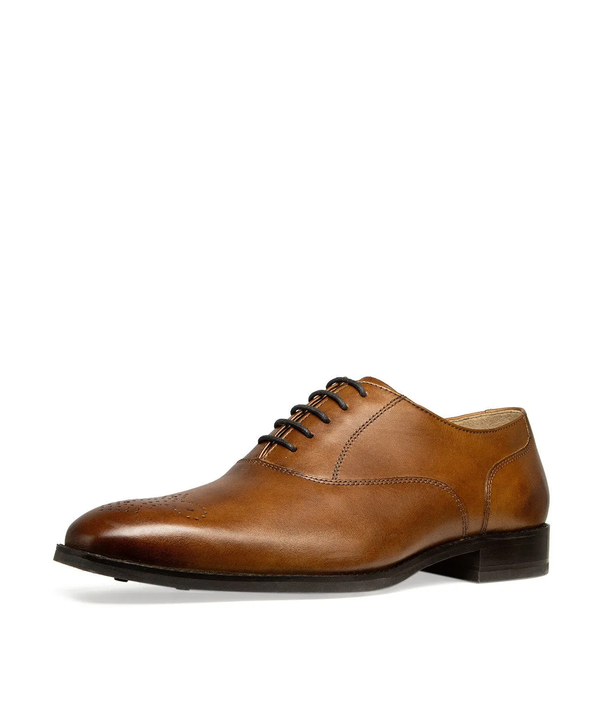 Finsbury Jersey oxfords bruin patina rubber zool