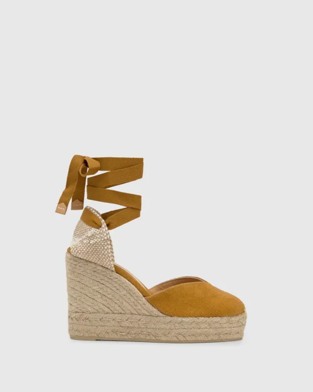 Castaner Chiara 8ED 002 espadrilles amber canvas