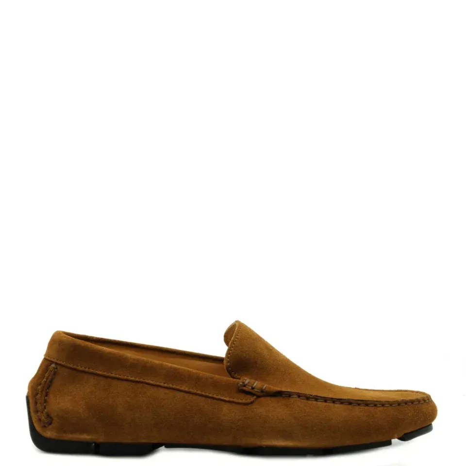 Donelli 25102 instappers cognac heren suede