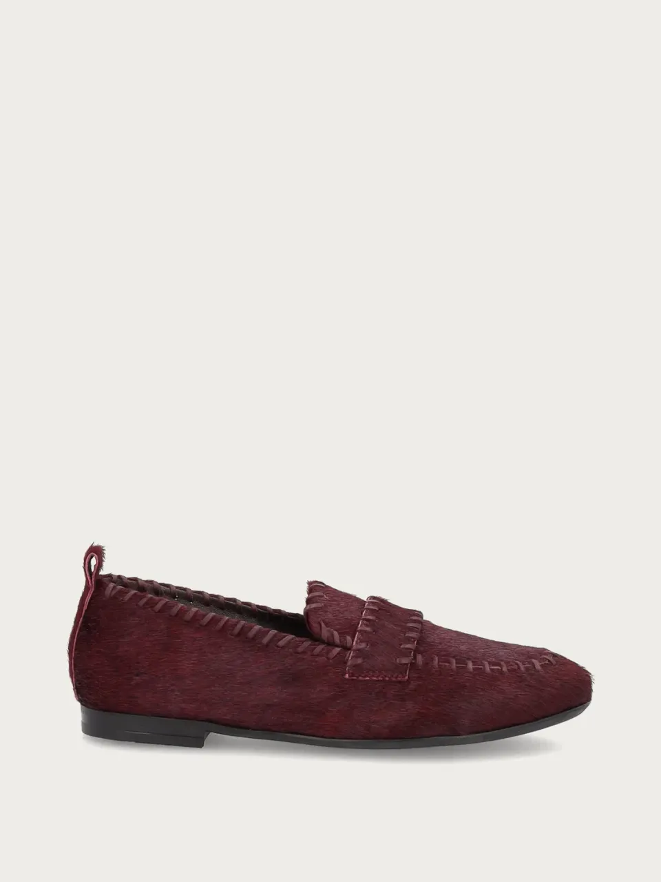 Frau Verona loafers bordeaux pony-effect dames