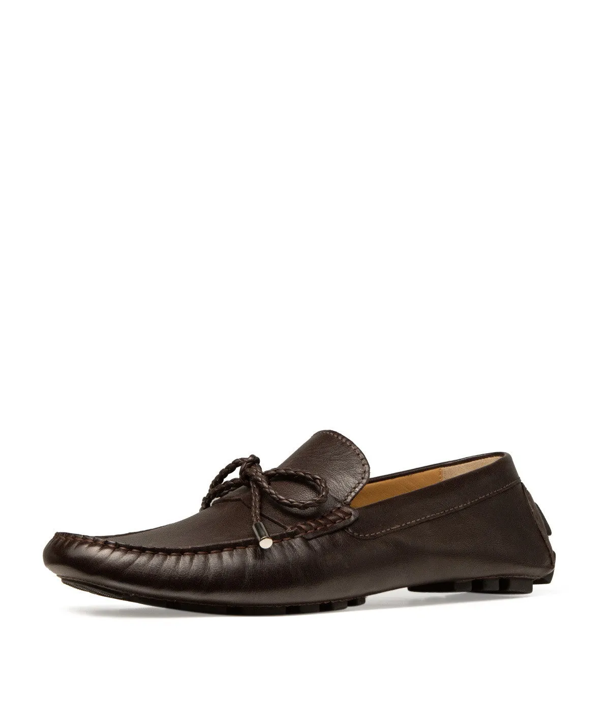 Finsbury Marbella loafer bruin generfd leer
