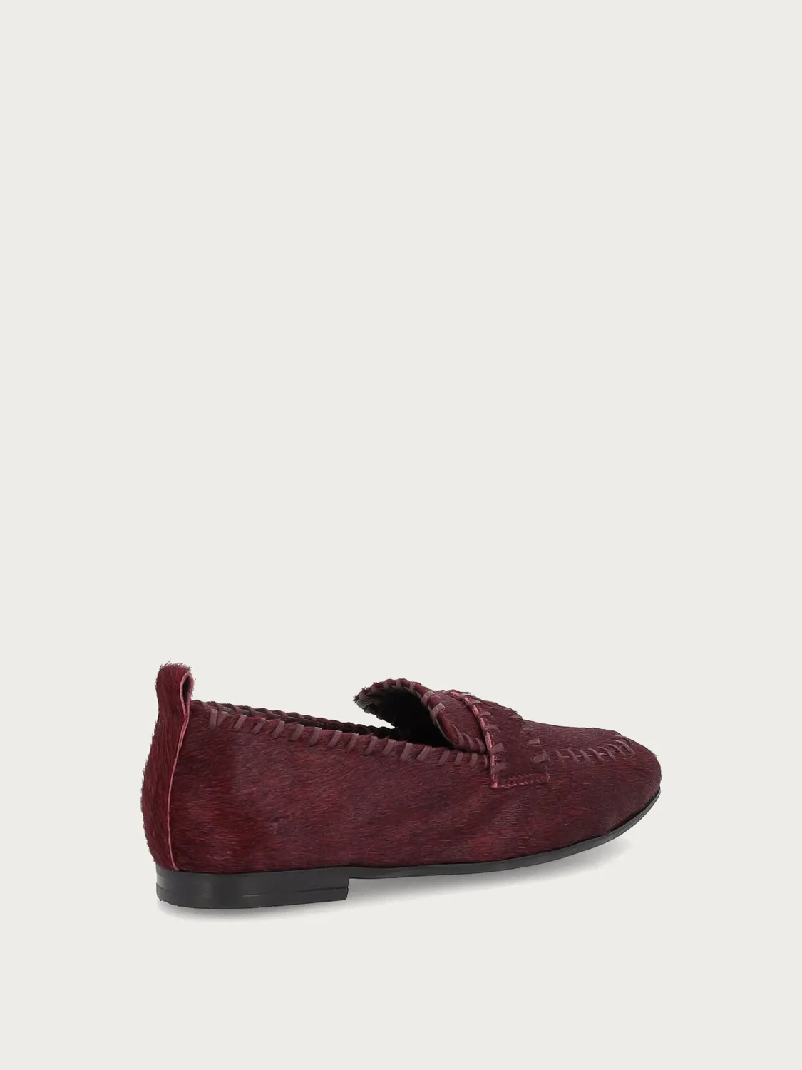 Frau Verona loafers bordeaux pony-effect dames