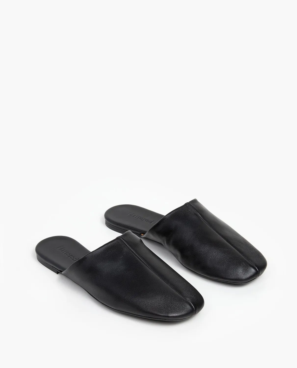 Flattered Maurine loafer zwart leer slip-on