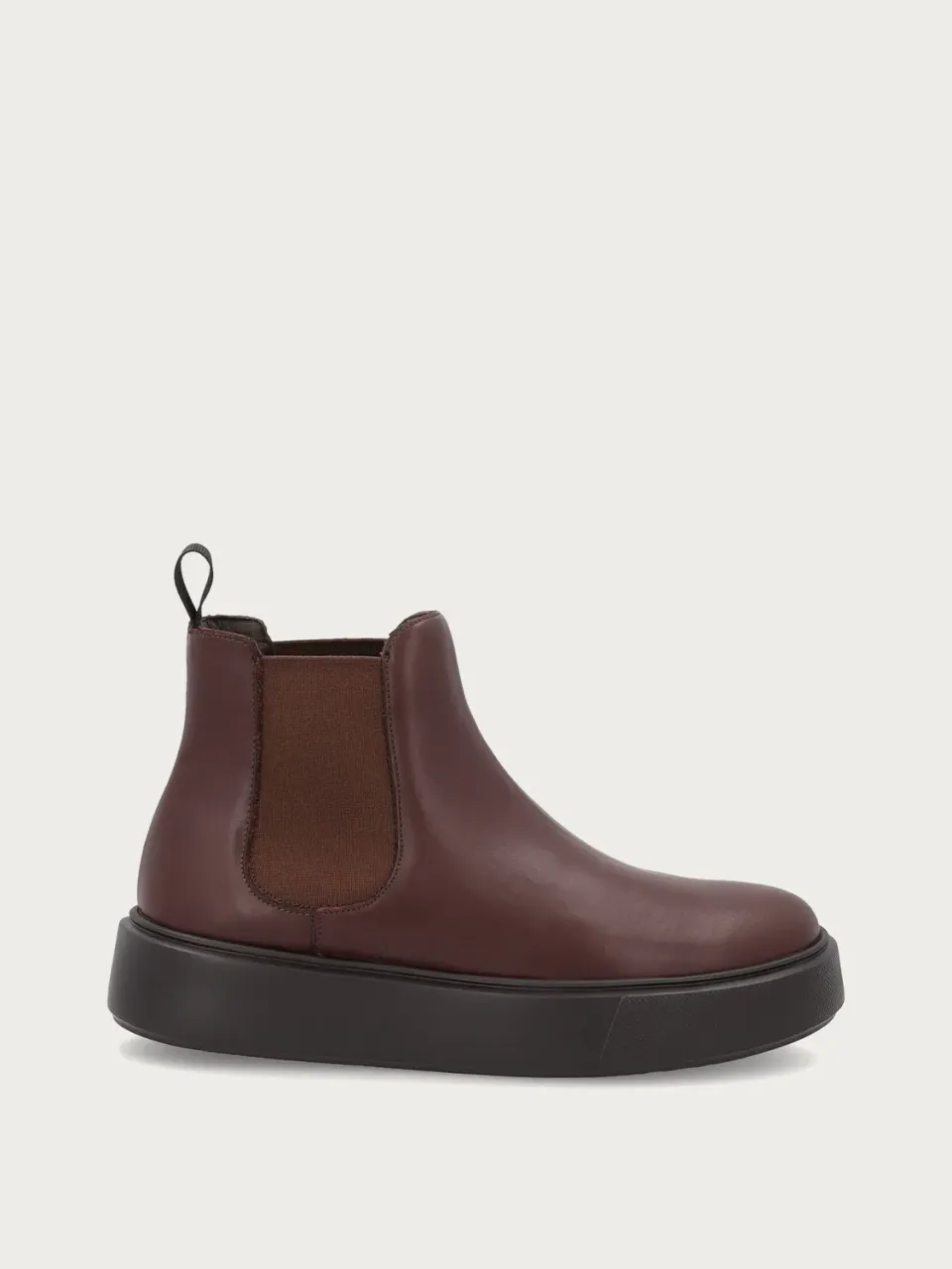 Frau Re-Genesis bruine leren beatle boots dames