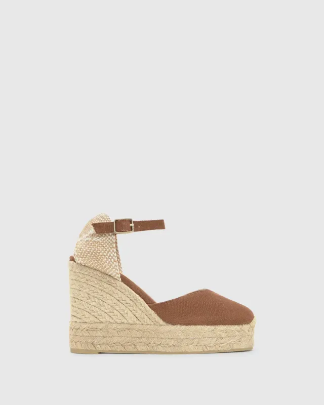 Castaner Chiarita/8ED/002 espadrille pecan katoen