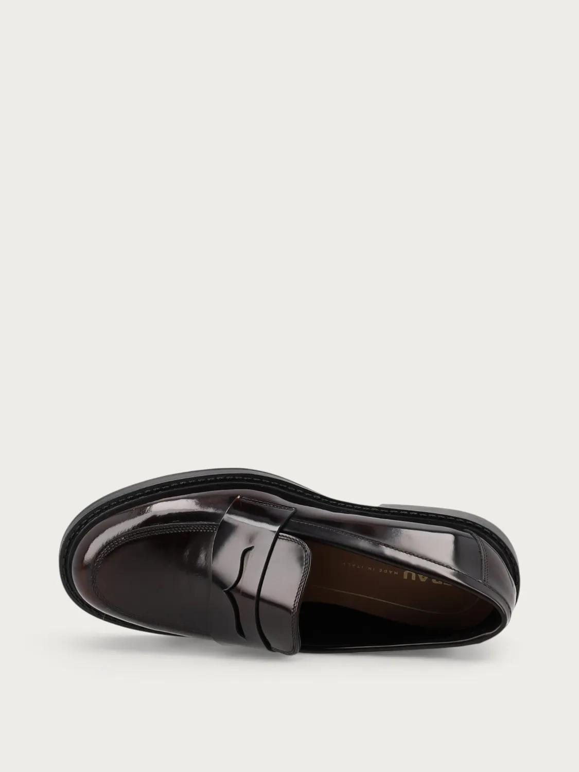 Frau Verona loafers bordeauxrood brushed leer dames