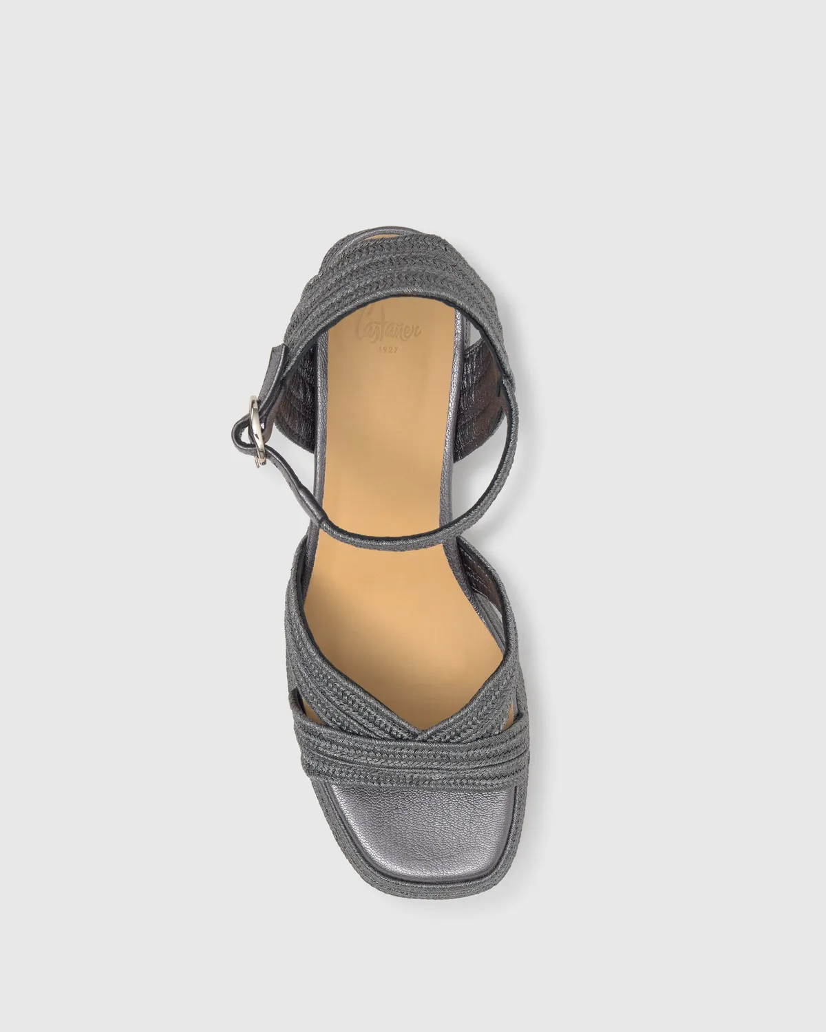 Castaner Vallita 142 sandaal plomo hak 7 cm