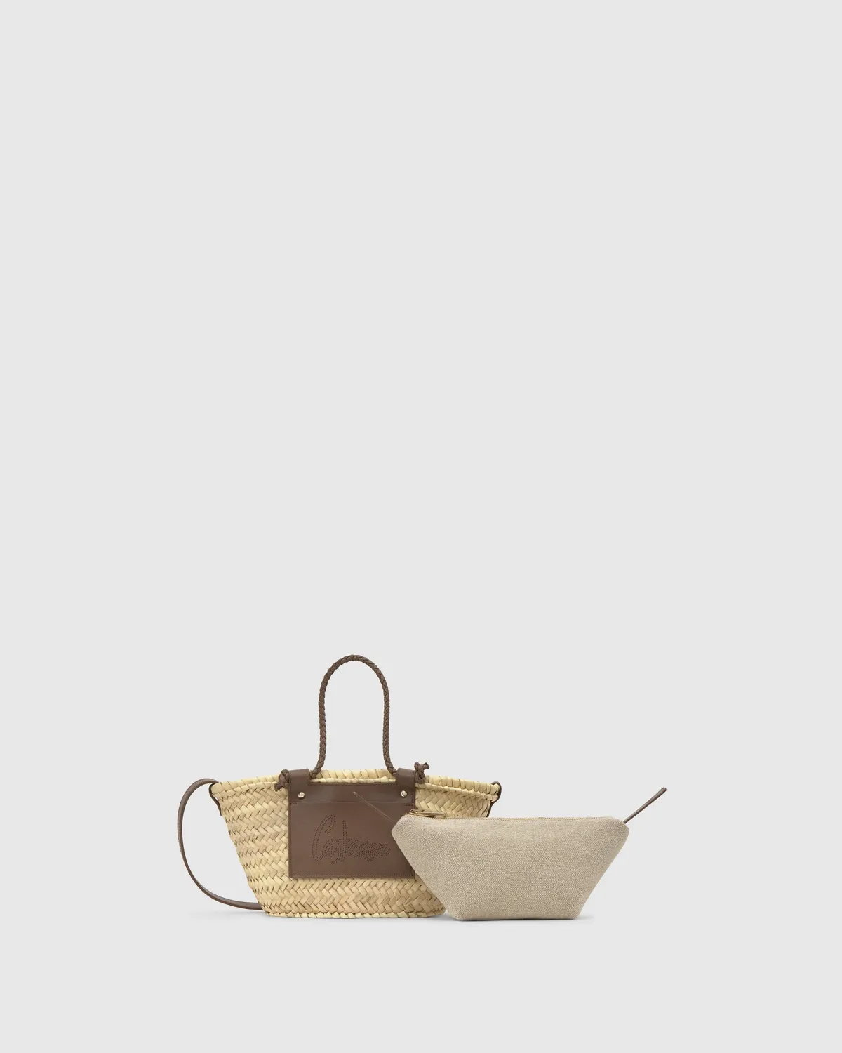 Castaner Campania Mini 152 tas taupe raffia