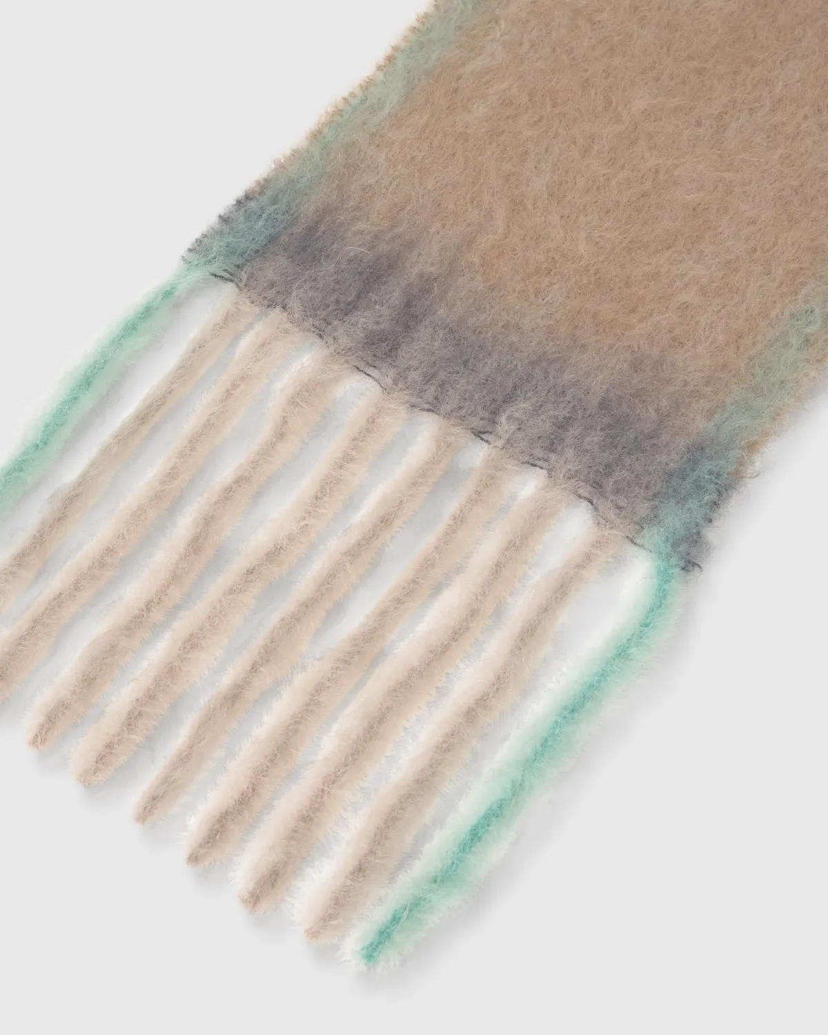 Castaner Katherine sjaal beige mohair ruit