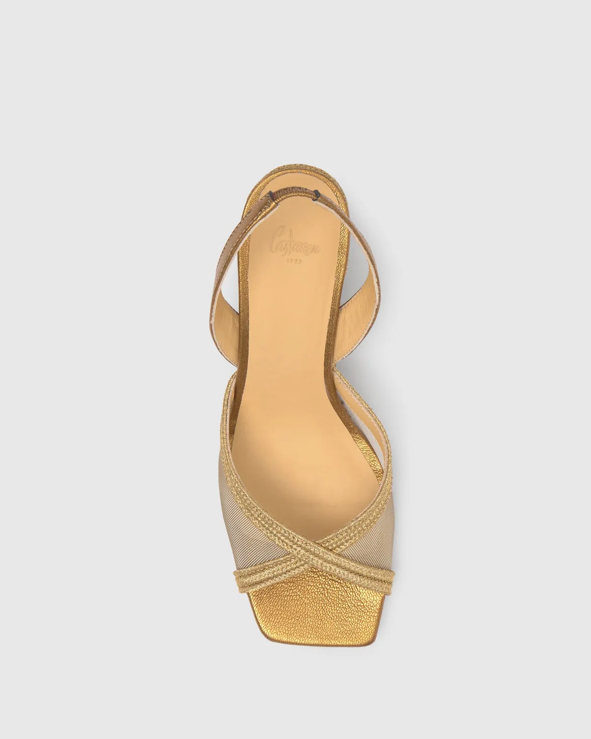 Castaner Betty 142 sleehaksandaal oudgoud metallic