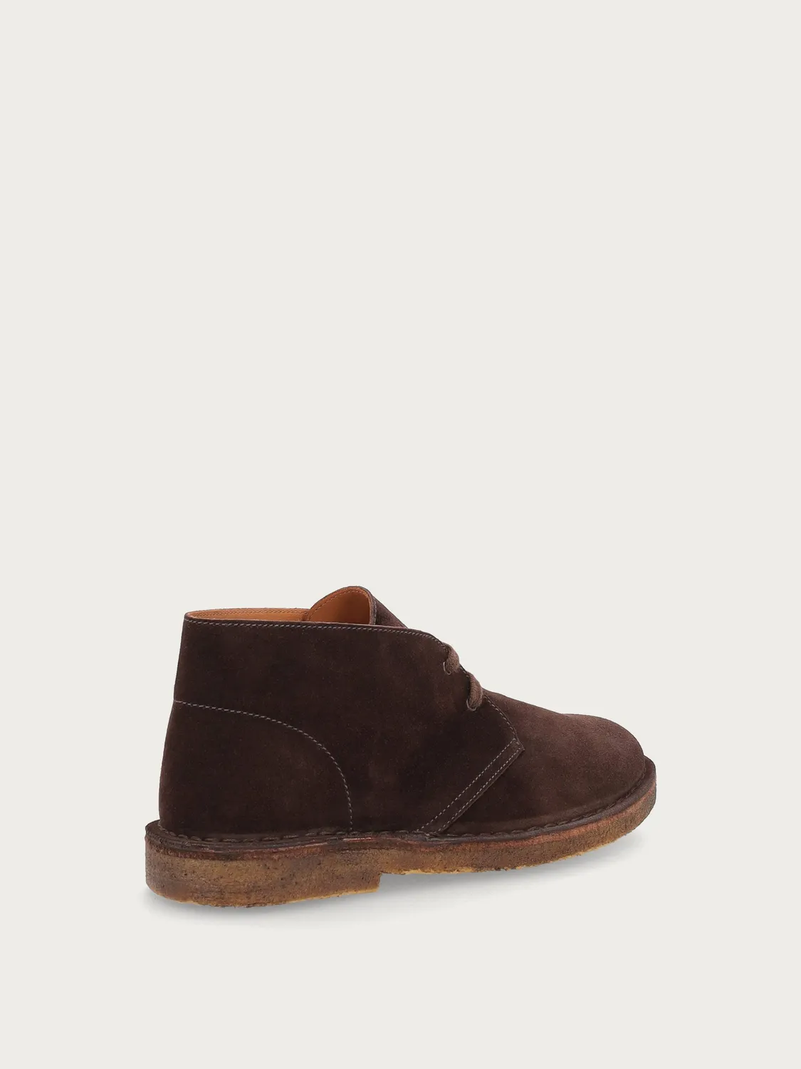 Frau Verona desert boots donkerbruin suede heren