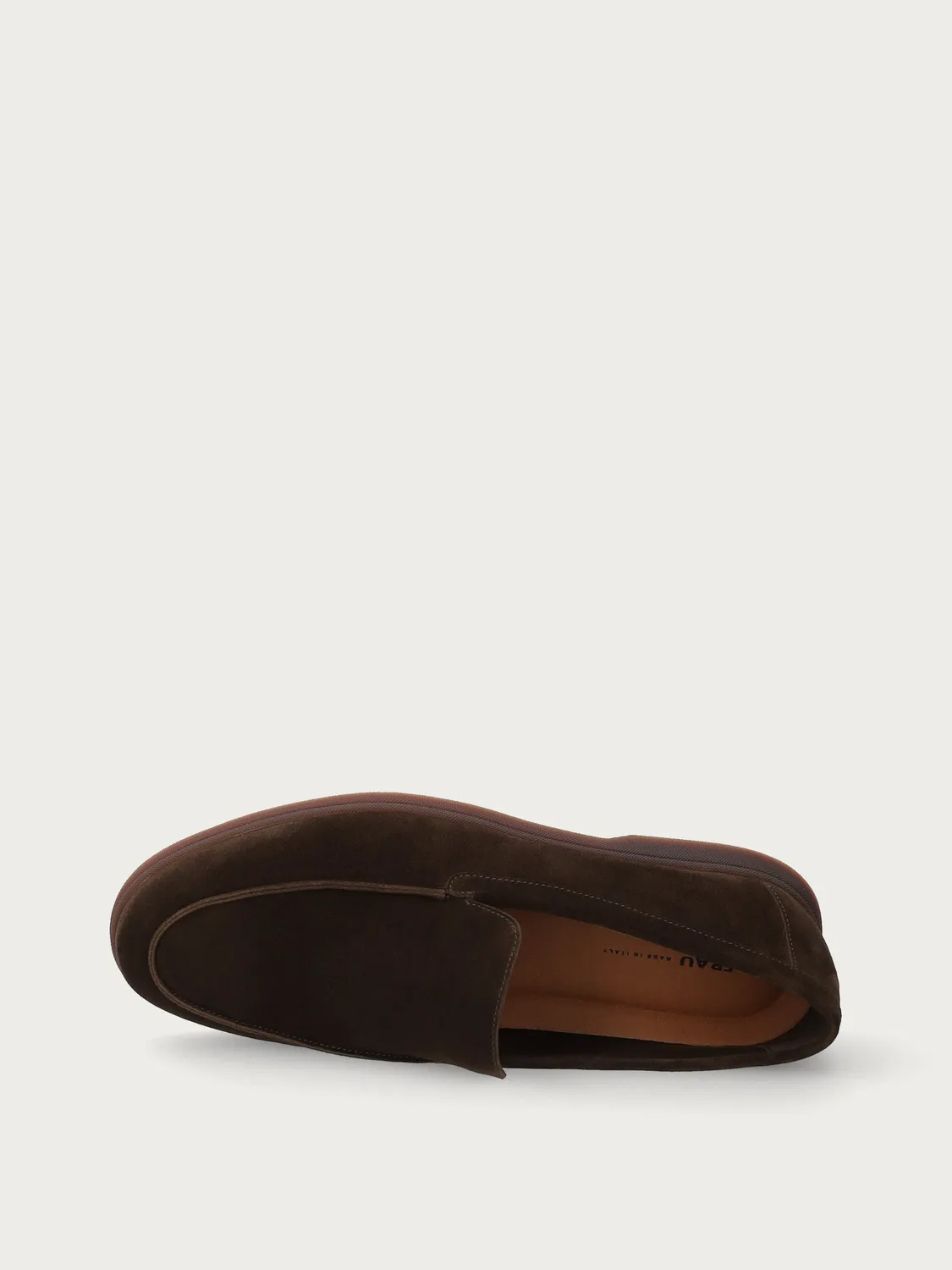 Frau Verona loafers heren donkerbruin suède