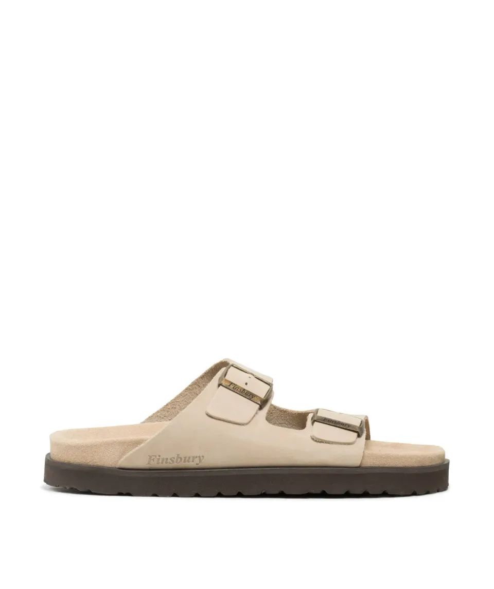 Finsbury Diego sandalen beige suède