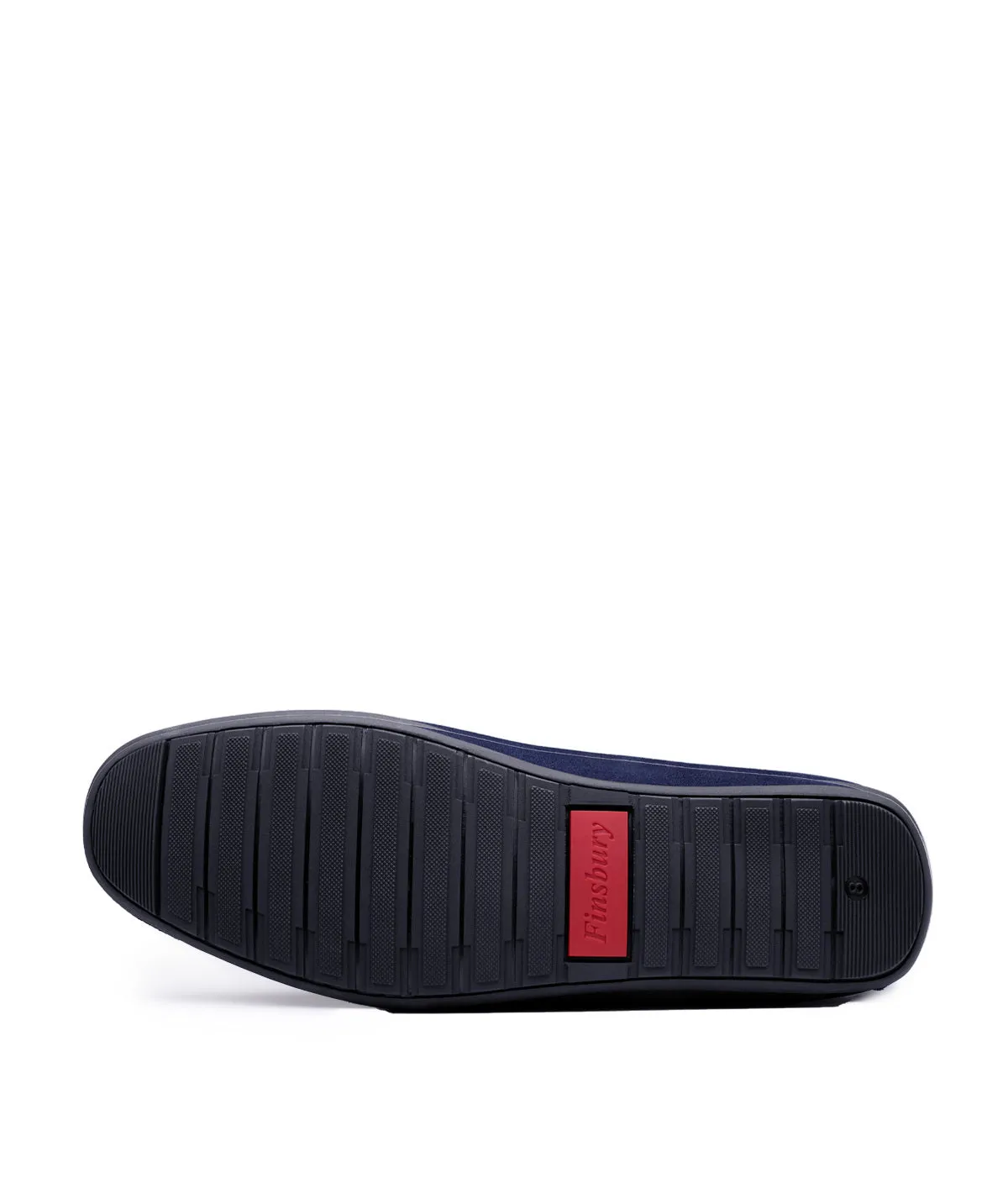 Finsbury DANDY blauwe loafers suède kalfsleer