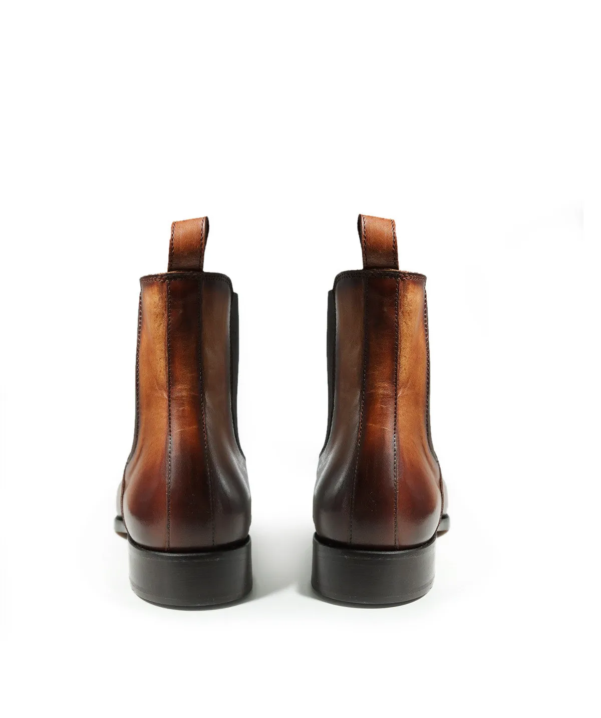 Finsbury Firenze enkellaarzen bruin patina leer